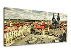 Tablouri canvas ORAȘE Panorama - PRAGA CZ001E13