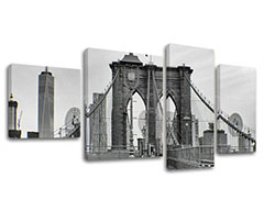 Tablouri canvas 4-piese ORAȘE - NEW YORK ME114E40