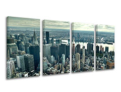 Tablouri canvas 4-piese ORAȘE - NEW YORK ME118E41