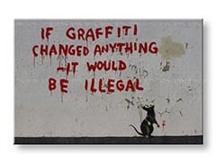 Tablouri 1-piese Street ART – Banksy BA022O1