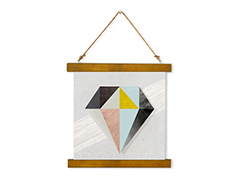 Wall Hanging Canvas Shade or Boundary - Dan Johannson XMPDJ016