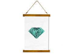 Wall Hanging Canvas Energy of Greed - Dan Johannson XMPDJ050