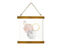 Wall Hanging Canvas Rejected Wheel - Dan Johannson XMPDJ060