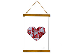 Wall Hanging Canvas Love under Construction - Dan Johannson XMPDJ062