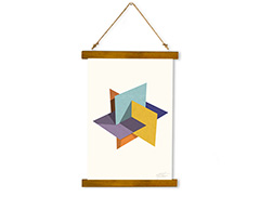 Wall Hanging Canvas Sketch of Impossible Contrast - Dan Johannson XMPDJ071