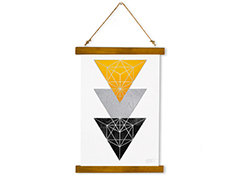 Wall Hanging Canvas Resignation with Poetry - Dan Johannson XMPDJ112