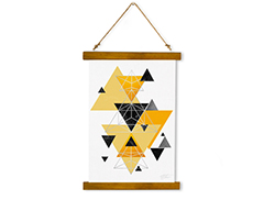 Wall Hanging Canvas Beaten Resignation - Dan Johannson XMPDJ113