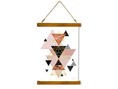 Wall Hanging Canvas Happy Peacock in Aspic - Dan Johannson XMPDJ124